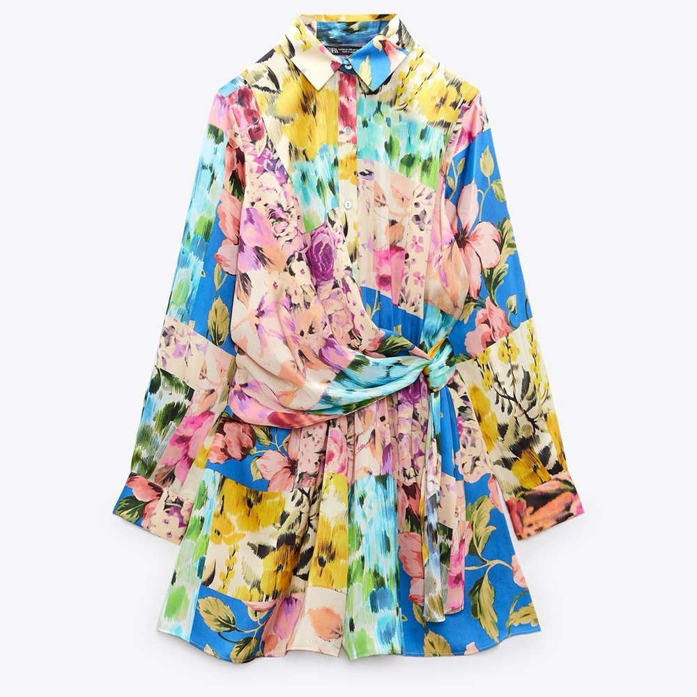Zara Multicolor Floral jumpsuit